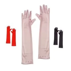 Robe Charleston Rouge à Franges Pour Enfant -Camouflage Soldes Boutique Longs gants decores de strass pour enfant