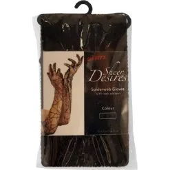 Longs Gants Transparents Style Toile D'araignée -Camouflage Soldes Boutique Longs gants transparents style toile d araignee 2