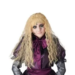 Longue Perruque Blonde Ondulée Pour Enfant
