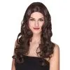 Longue Perruque Chatain Bouclée, Luxe