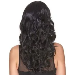 Longue Perruque Noire 3/4 Bouclée -Camouflage Soldes Boutique Longue perruque noire 3 4 bouclee 29457