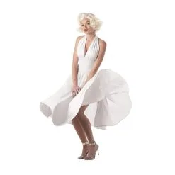 Longue Robe Blanche Marilyn Monroe