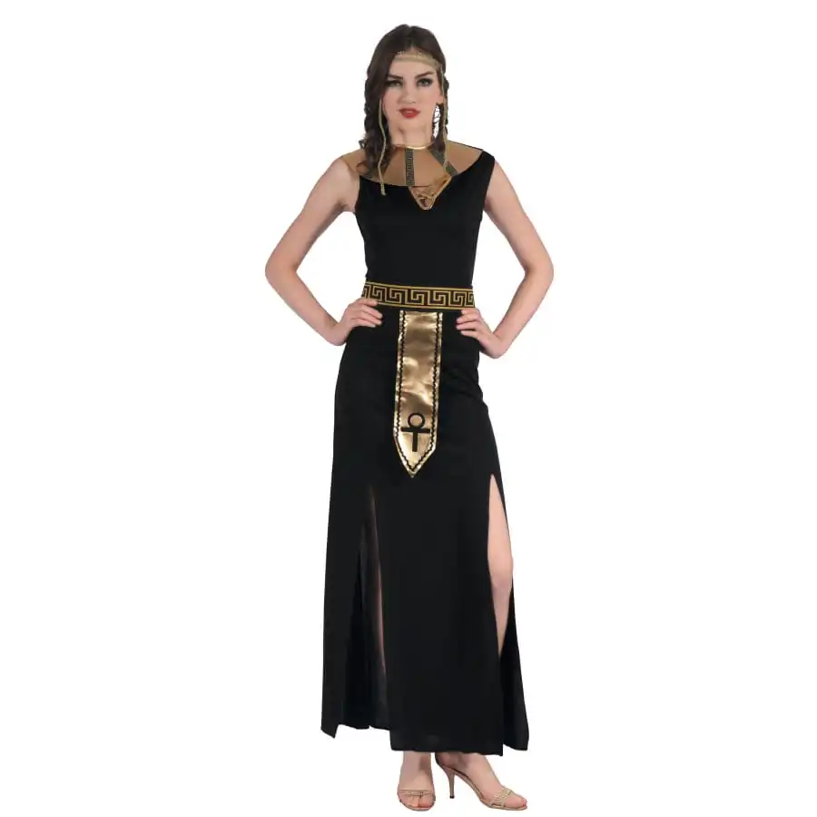 Longue Robe Noire Egyptienne Pour Femme 1 Longue Robe Noire Egyptienne Pour Femme