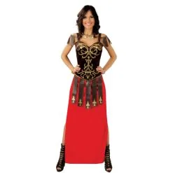 Longue Robe Rouge Bustier De Romaine