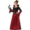 Longue Robe Rouge Et Noire De Petite Vampiresse