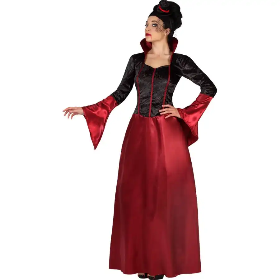 Longue Tenue De Vampire Effet Velours 1 Longue Tenue De Vampire Effet Velours