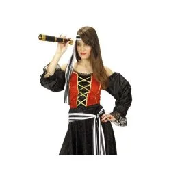 Longue Vue Noire Et Dorée De 32cm -Camouflage Soldes Boutique Longue vue noire et doree de 32cm 23760