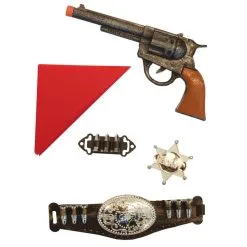 Tenue De Shérif Pour Enfant -Camouflage Soldes Boutique Lot de 5 accessoires pour petit cow boy