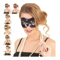 Loup En 8 Recouvert De Sequins