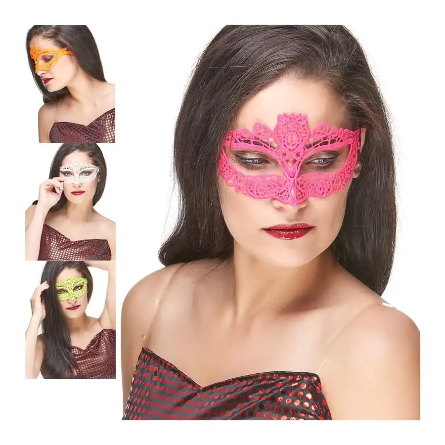 Loup En Dentelle Fluo 1 Loup En Dentelle Fluo