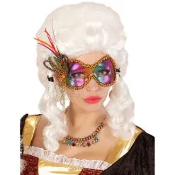 Loup Multicolore Effet Métallique