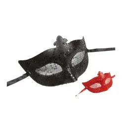 Loup Vénitien Avec Voile Et Sequins