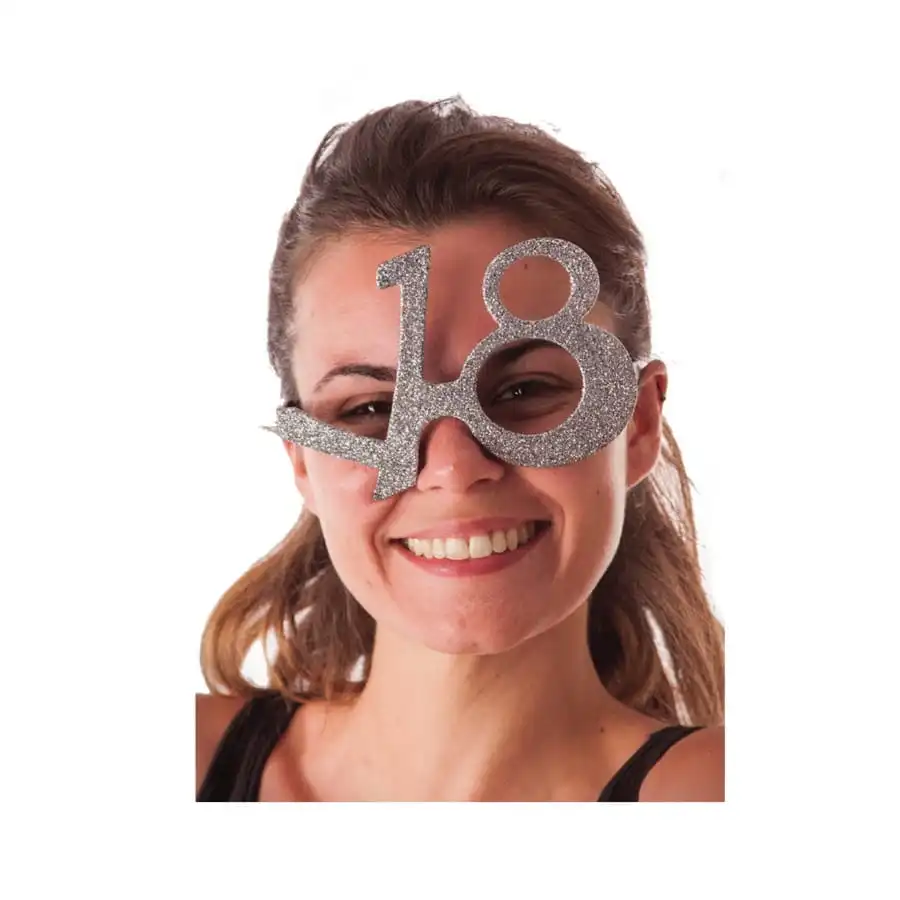 Lunettes âge Argenté Pailleté 2 Lunettes âge Argenté Pailleté – Image 2