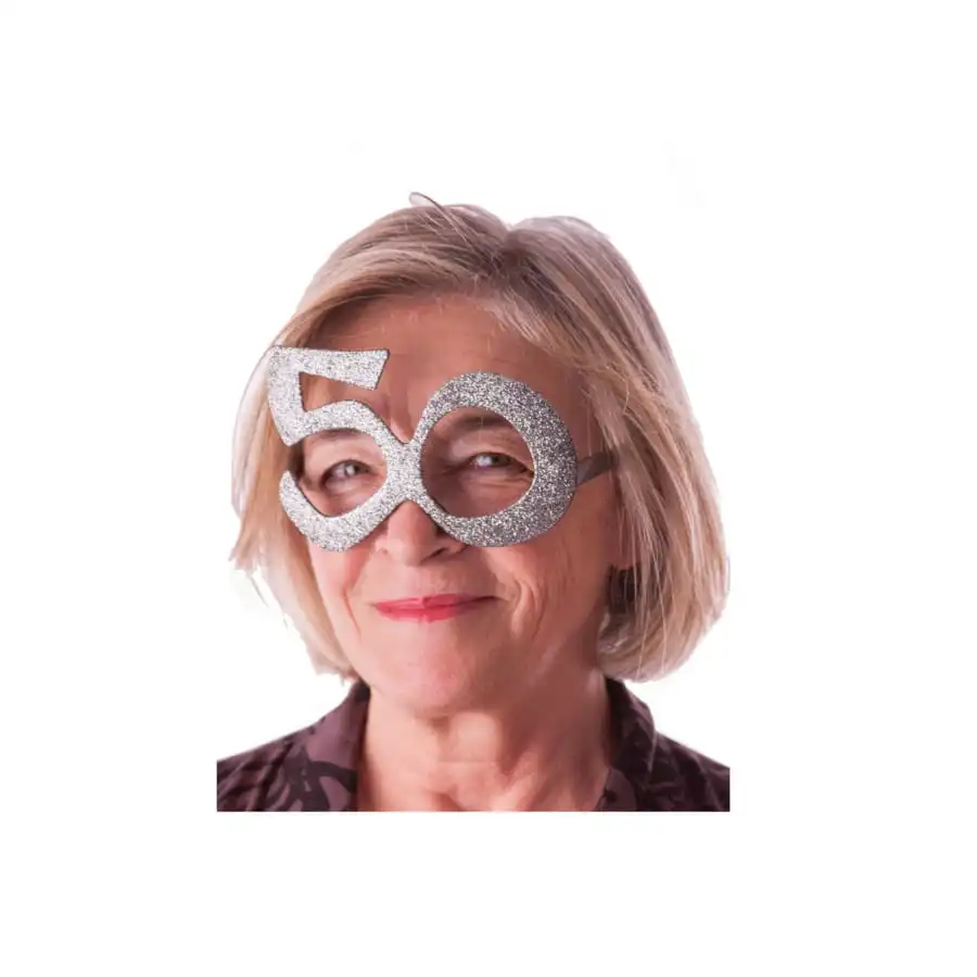 Lunettes âge Argenté Pailleté 4 Lunettes âge Argenté Pailleté – Image 4