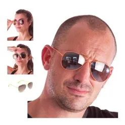 Lunettes Aviateur Avec Monture Colorée