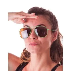 Lunettes Aviateur Avec Monture Colorée -Camouflage Soldes Boutique Lunettes aviateur avec monture coloree 47071