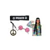 Lunettes, Bandeau Et Collier Peace And Love