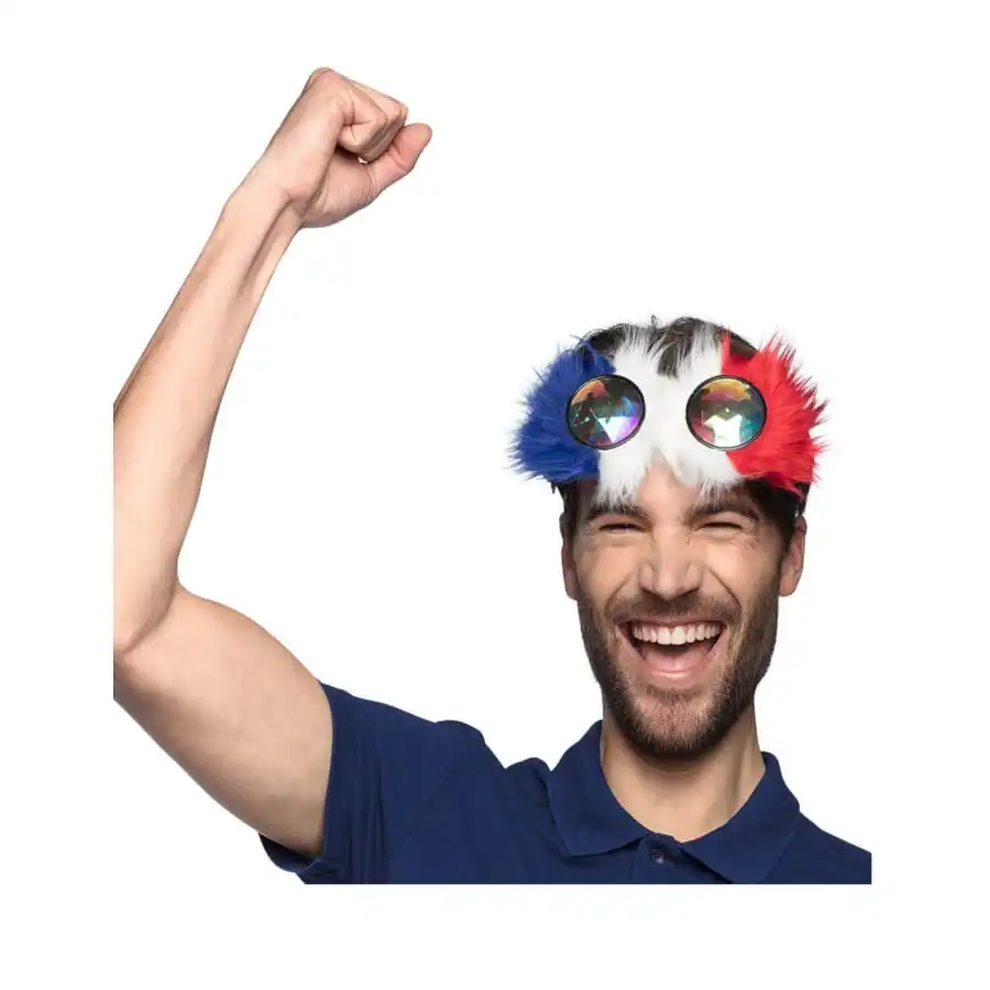 Lunettes De Supporter Francais à Froufrous 2 Lunettes De Supporter Francais à Froufrous – Image 2