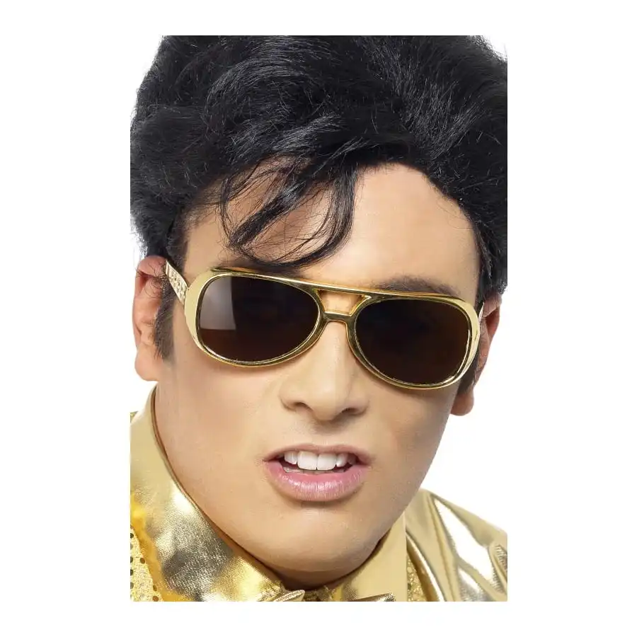 Lunettes Elvis Presley Or 1 Lunettes Elvis Presley Or
