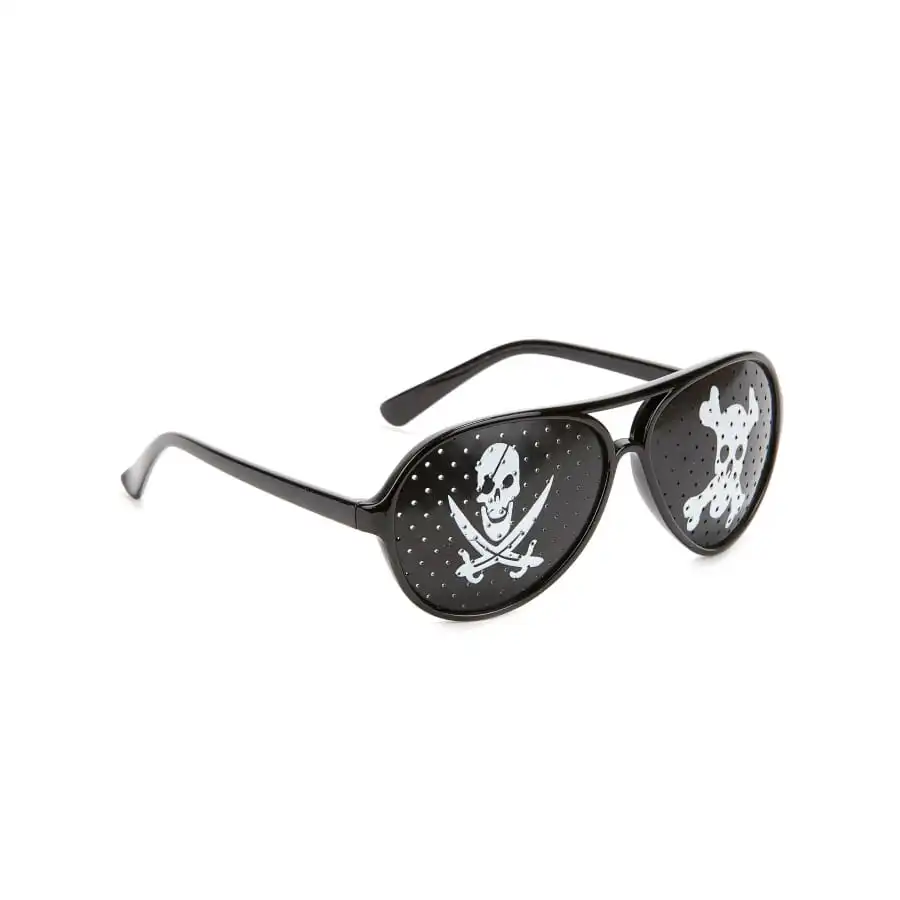 Lunettes Noires Verres Pirate 1 Lunettes Noires Verres Pirate