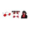 Lunettes Rouges De Vampire Pour Adulte
