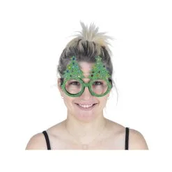 Lunettes Sapin De Noël à Paillettes Pour Adulte