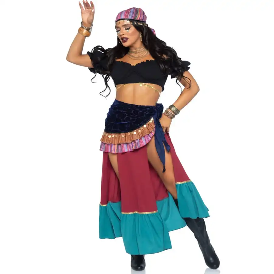 Luxueuse Tenue De Bohémienne Avec Traine 2 Luxueuse Tenue De Bohémienne Avec Traine – Image 2