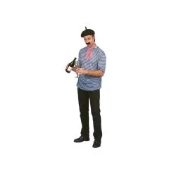 Marinière, Foulard, Béret Et Moustache De Paysan