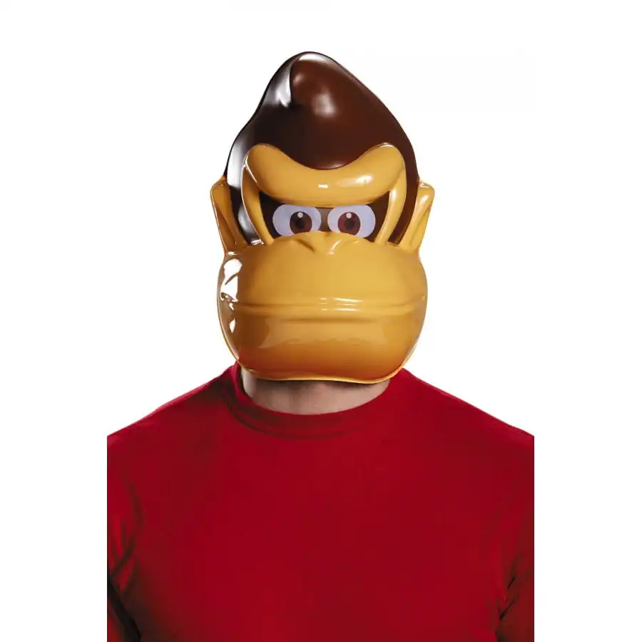 Masque De Donkey Kong Pour Adulte, En Plastique 1 Masque De Donkey Kong Pour Adulte, En Plastique