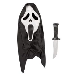 Masque De Scream Avec Couteau, Pour Adulte