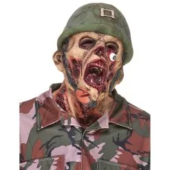 Masque De Soldat Zombie Défiguré