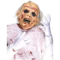 Masque De Vieillard Zombie Recousu
