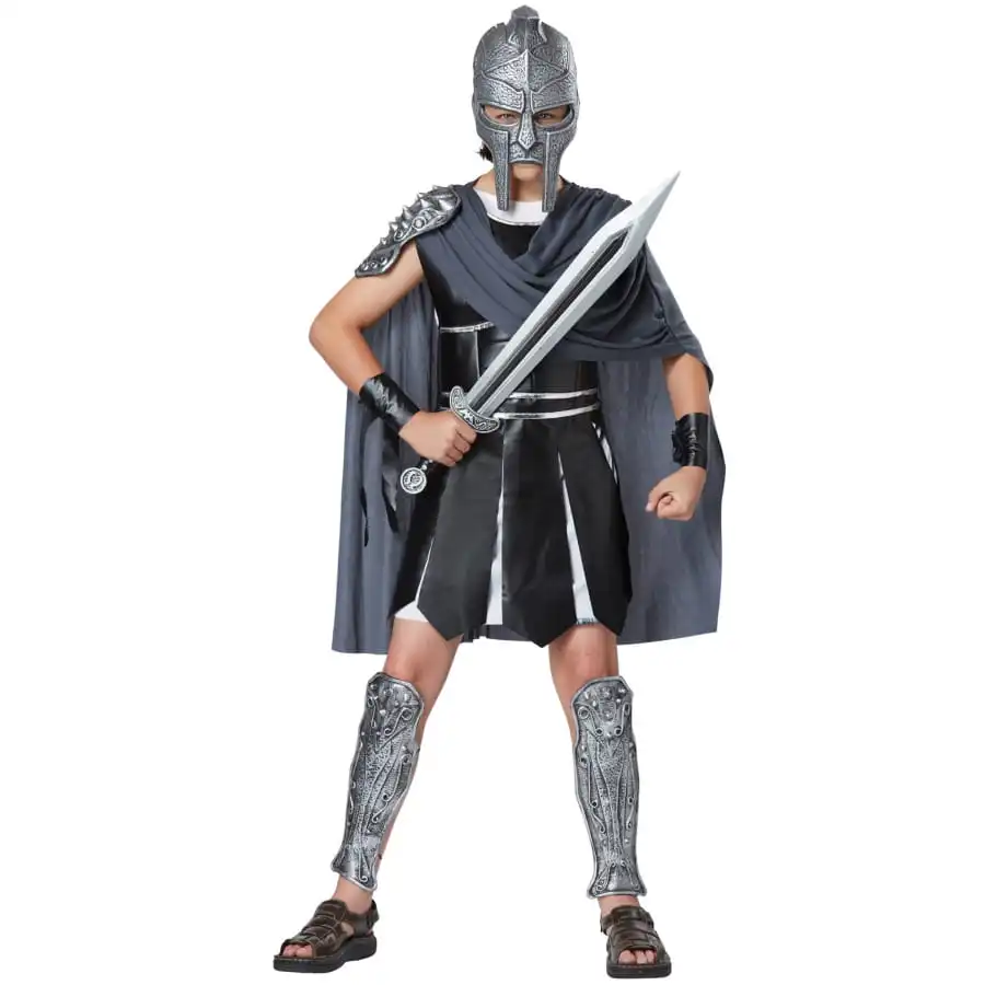 Masque Et épée Argenté De Gladiateur 2 Masque Et épée Argenté De Gladiateur – Image 2