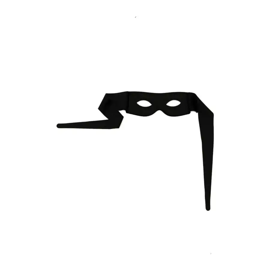 Masque Loup Noir De Bandit 2 Masque Loup Noir De Bandit â Image 2