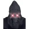 Masque Visage Caché Avec Yeux Lumineux Rouges
