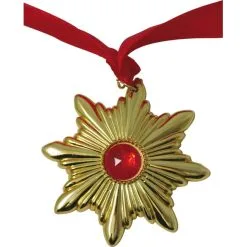 Médaillon De Vampire Sur Ruban Rouge Satiné