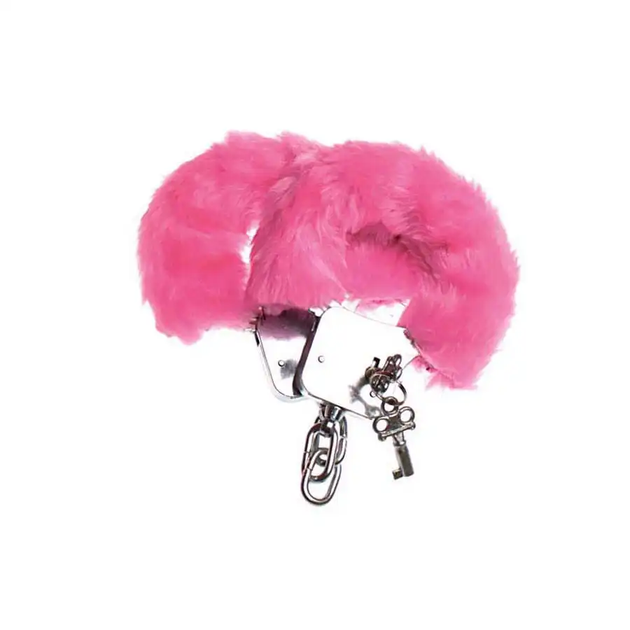 Menottes Rose En Froufrous 1 Menottes Rose En Froufrous