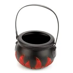 Mini Chaudron De 10 X 13 Décoré De Flammes