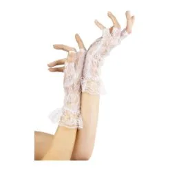 Mitaines Dentelles Blanches