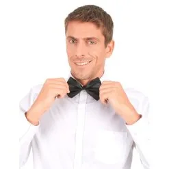 Déguisement De Claude Francois 5 Déguisement De Claude Francois -Camouflage Soldes Boutique Noeud papillon noir uni avec clips 1