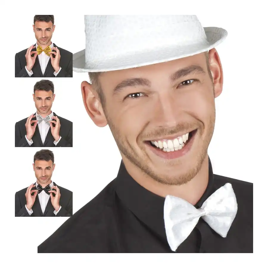 Noeud Papillon Recouvert De Sequins 1 Noeud Papillon Recouvert De Sequins