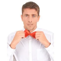 Noeud Papillon Rouge Uni Avec élastique