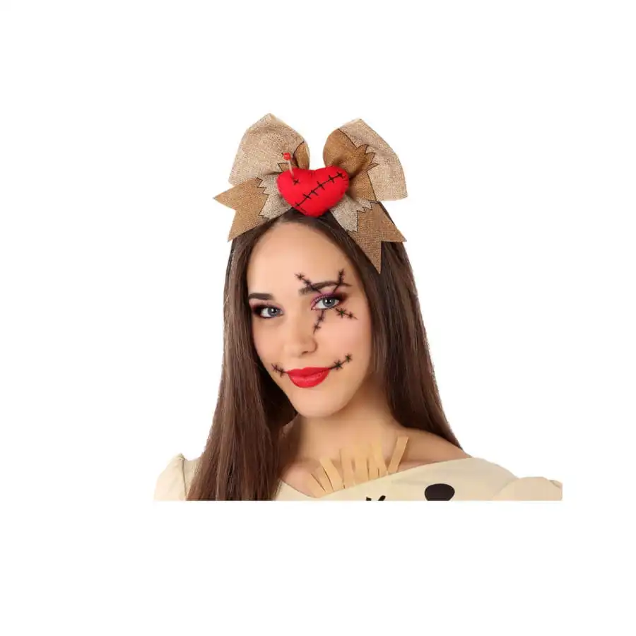 Noeud Papillon Vaudou Sur Serre-tête Pour Femme 1 Noeud Papillon Vaudou Sur Serre-tête Pour Femme