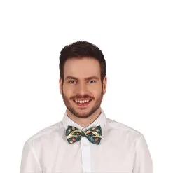 Noeud Papillon Vert Avec Motifs De Noël