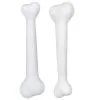 Os Blanc En Plastique De 22cm, Par 2