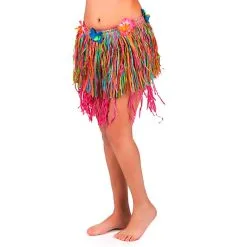 Pagne Hawaïen Courte Multicolore Et Fleurs -Camouflage Soldes Boutique Pagne hawaien courte multicolore et fleurs 35789