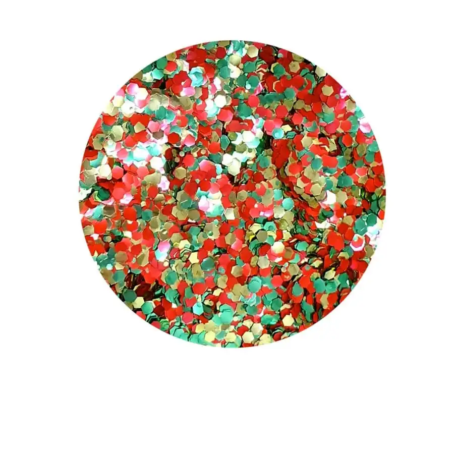Paillettes Cosmétiques Vert Rouge Biodégradables 1 Paillettes Cosmétiques Vert Rouge Biodégradables