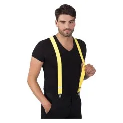 Paire De Bretelles Jaunes Fluo 5 Paire De Bretelles Jaunes Fluo -Camouflage Soldes Boutique Paire de bretelles jaunes fluo 23142