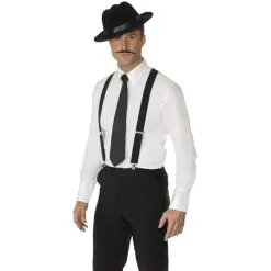 Paire De Bretelles Noires élastiques