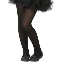 Paire De Collants Noirs Unis Pour Enfant